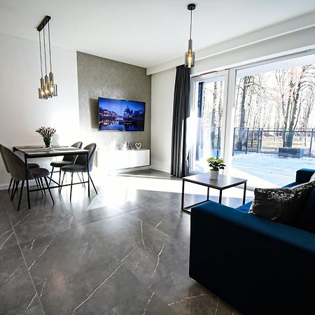 Apartament Villa Park Przy Plazy Z Widokiem Na Jezioro, Taras 50 M2 Ostróda Dış mekan fotoğraf