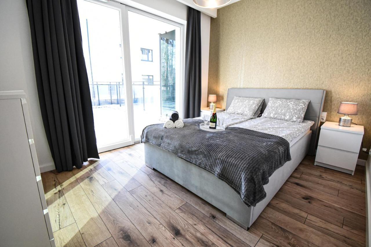 Apartament Villa Park Przy Plazy Z Widokiem Na Jezioro, Taras 50 M2 Ostróda Dış mekan fotoğraf